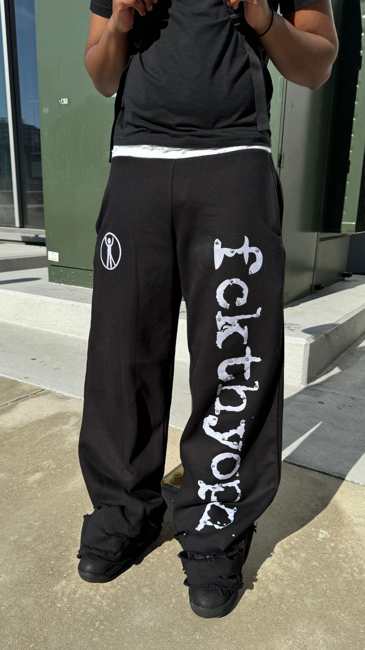 “No F*ks Allowed” Heel Drag Sweats (Black)