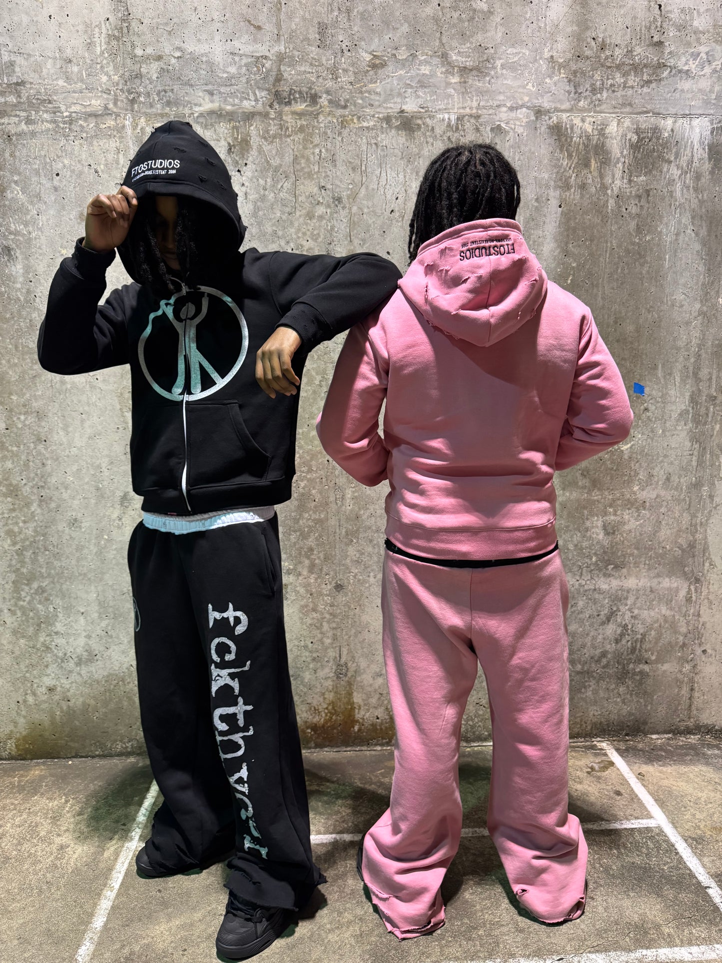 “No F*ks Allowed” Zip Up (Pink)