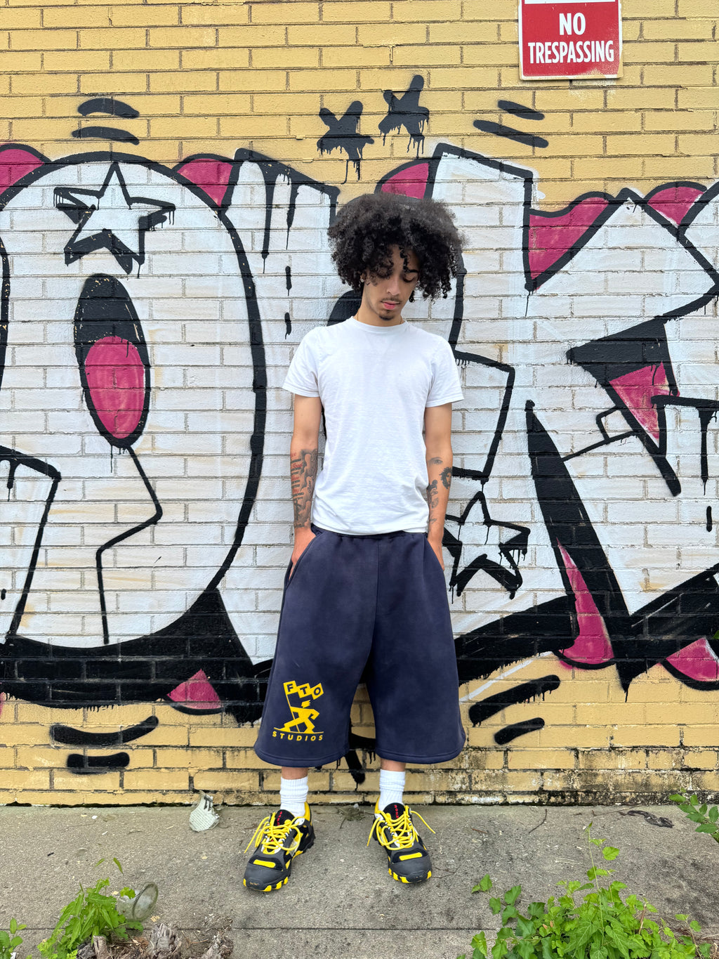“Winning Flag” Shorts (Navy)