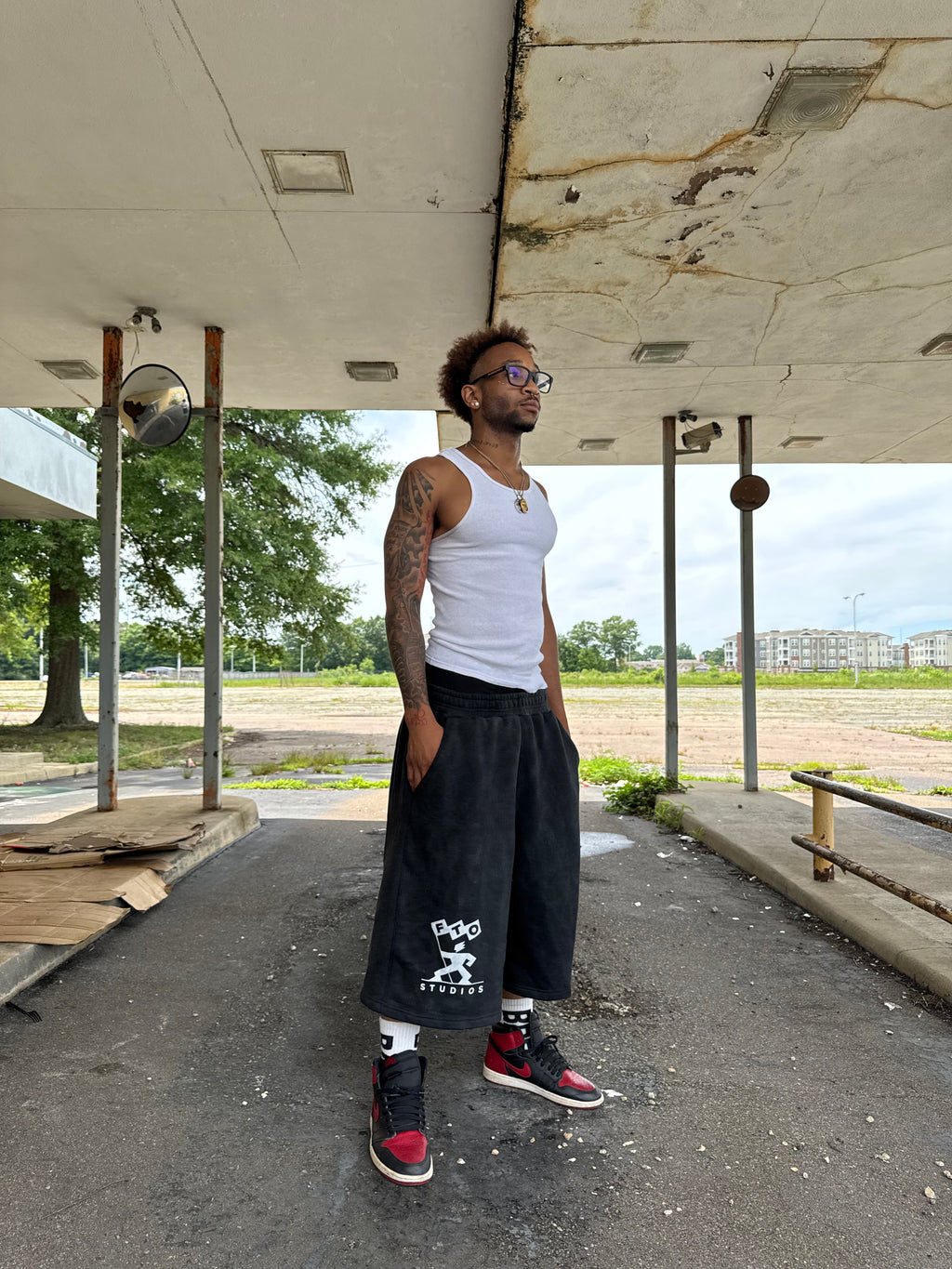 “Winning Flag” Shorts (Black)