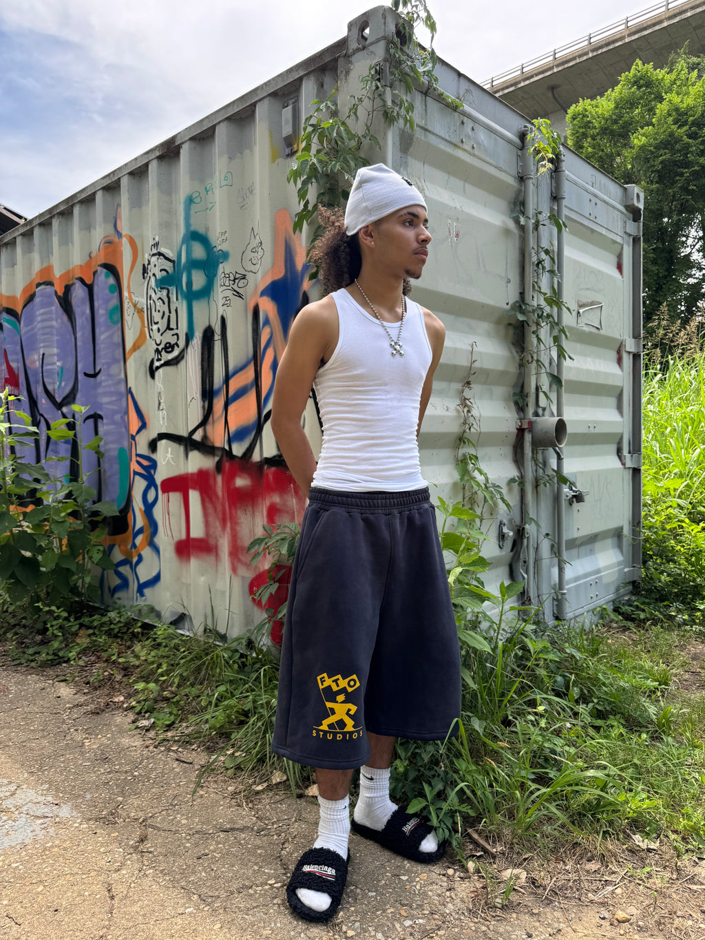 “Winning Flag” Shorts (Navy)