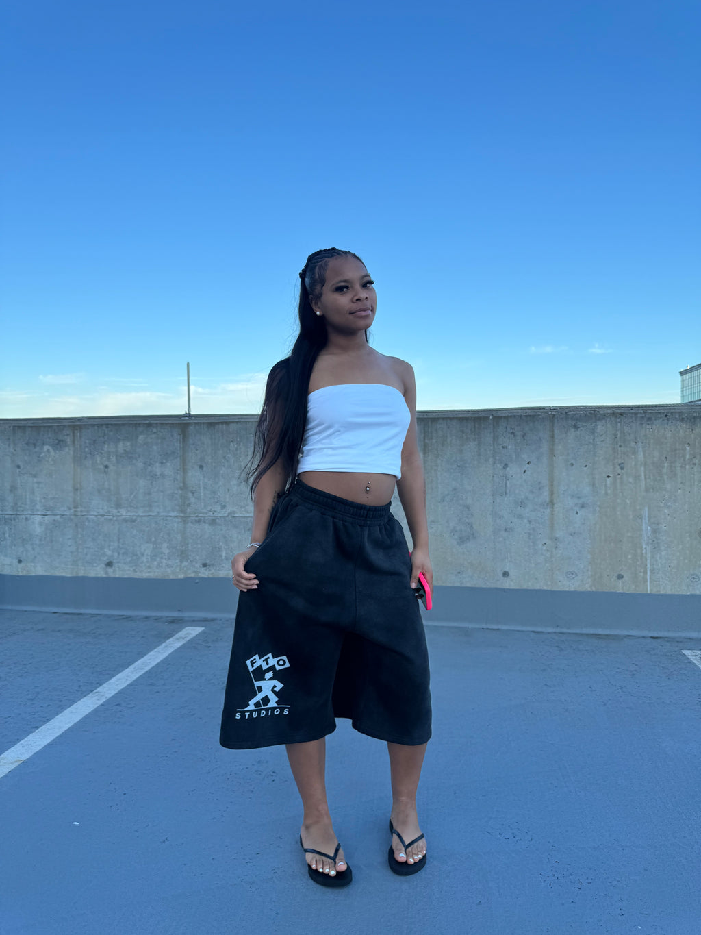 “Winning Flag” Shorts (Black)