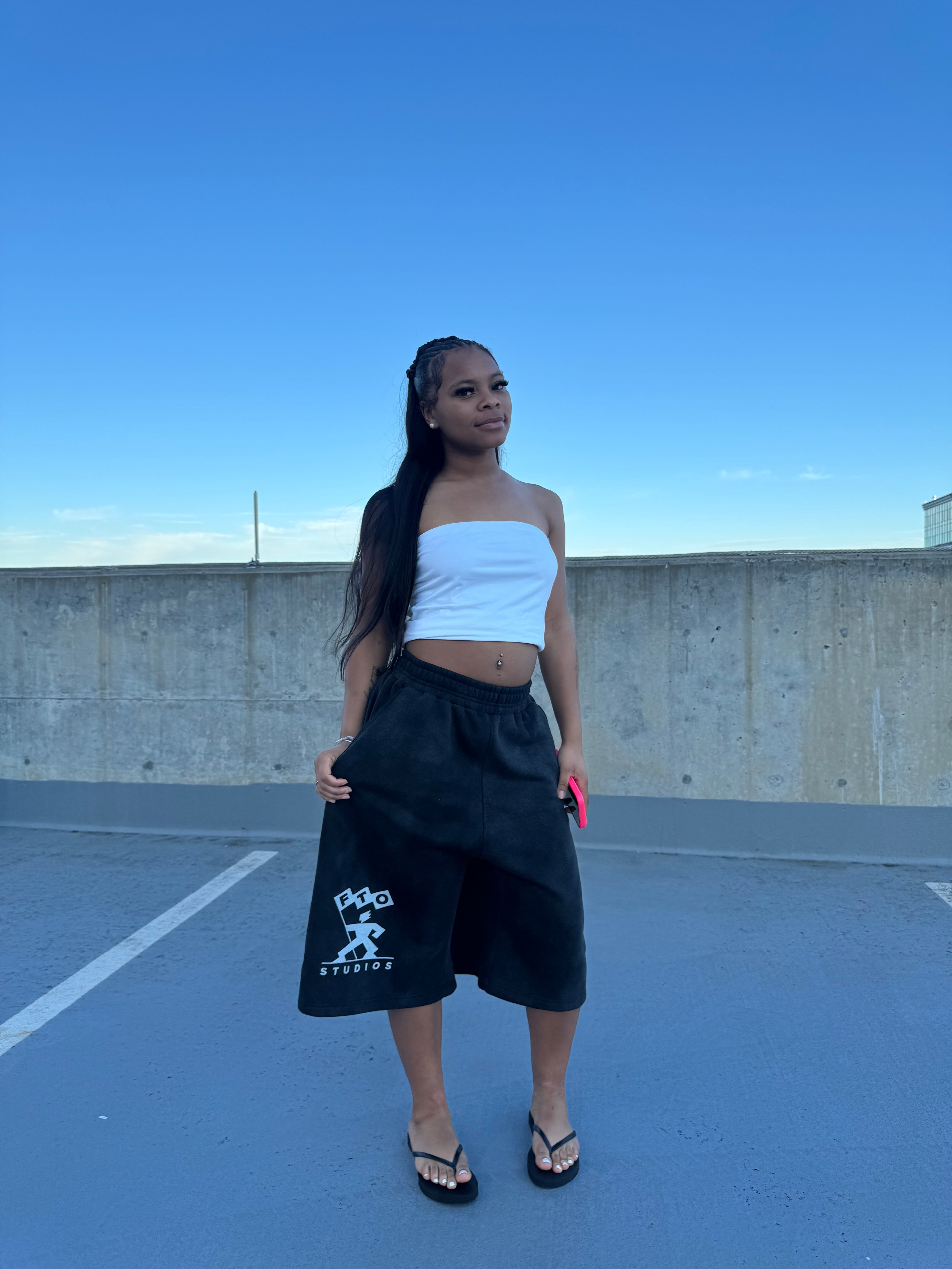 “Winning Flag” Shorts (Black)