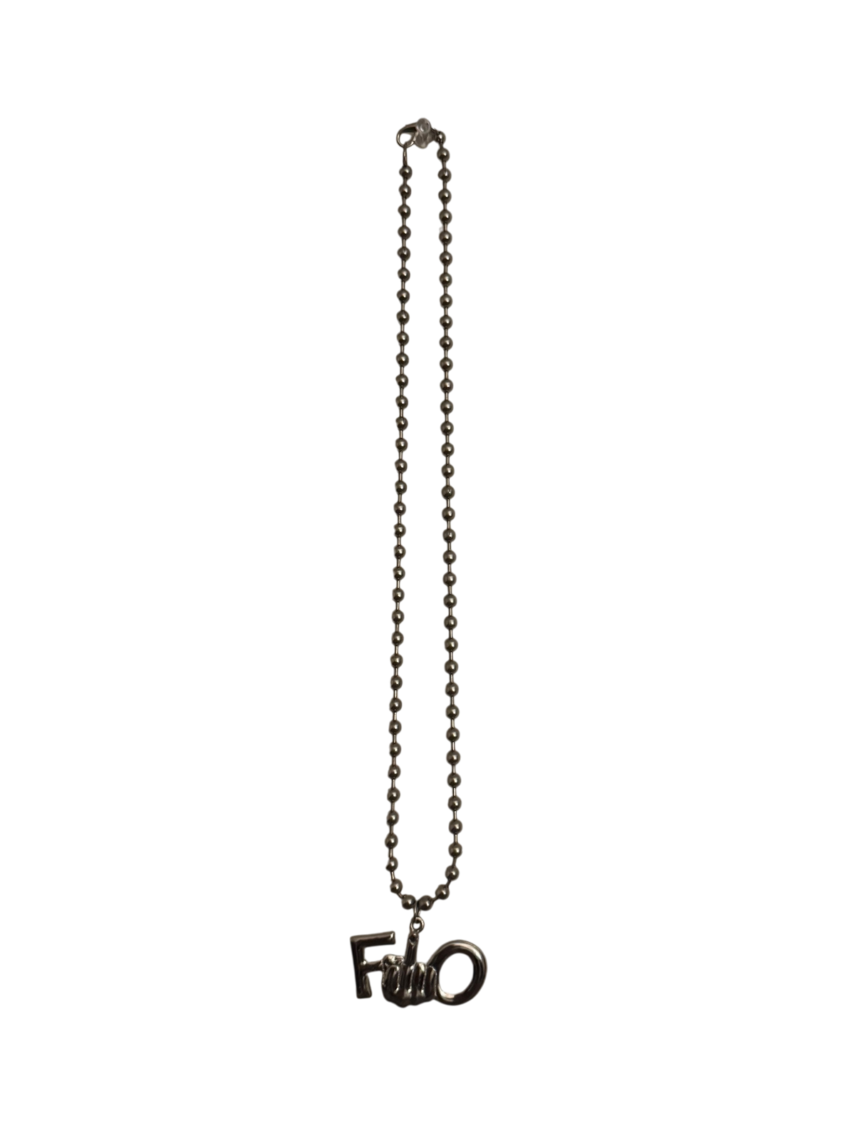 Middle Finger Logo Chain