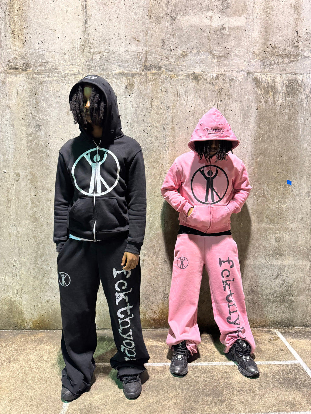 “No F*ks Allowed” Zip Up (Pink)