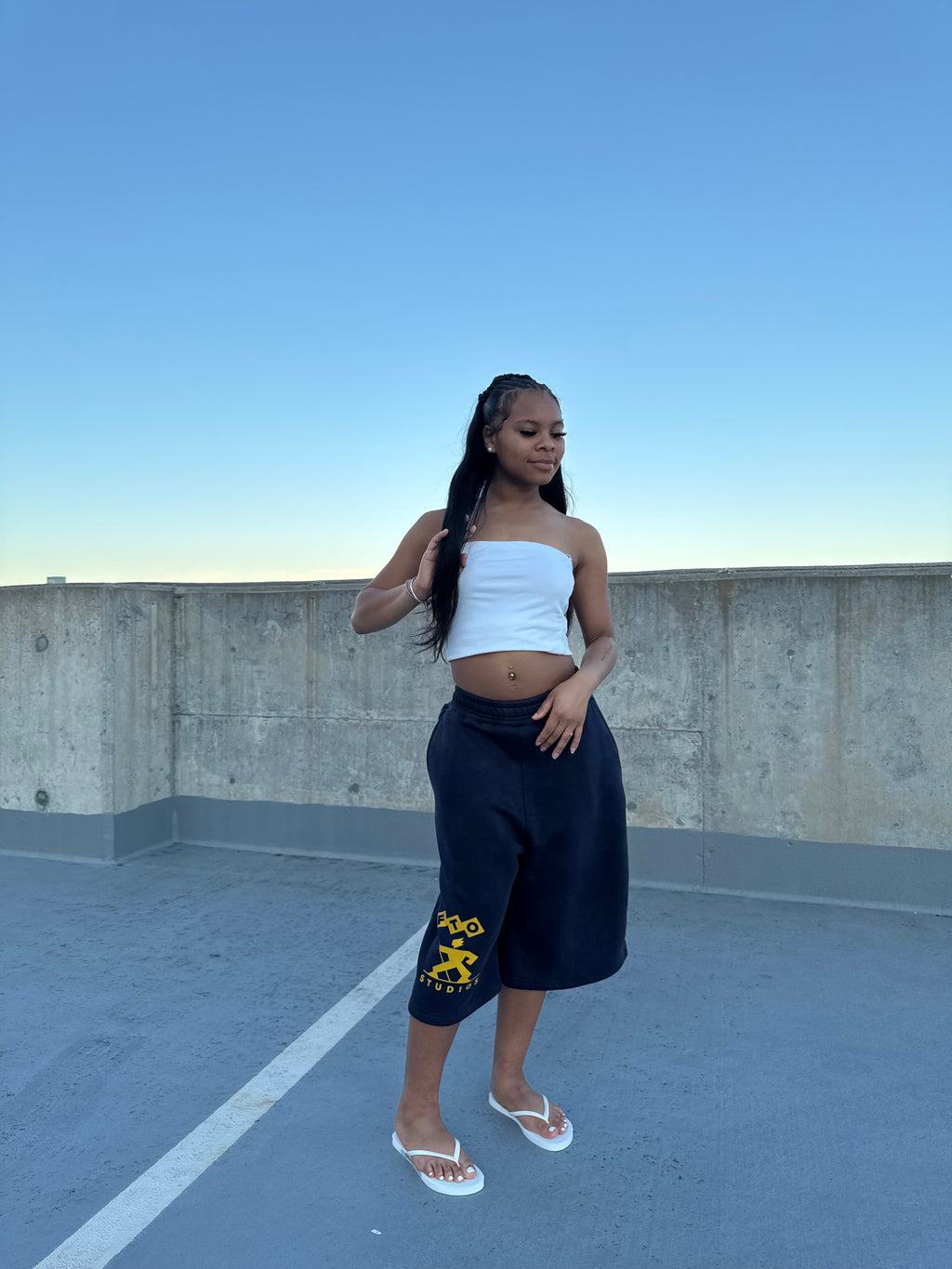 “Winning Flag” Shorts (Navy)