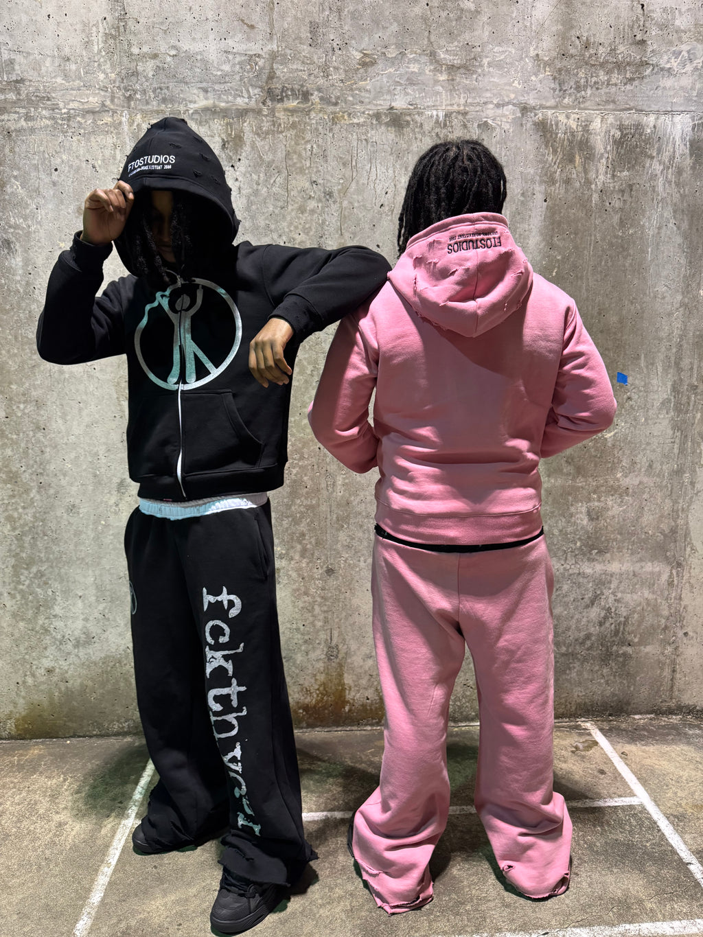 “No F*ks Allowed” Zip Up (Pink)
