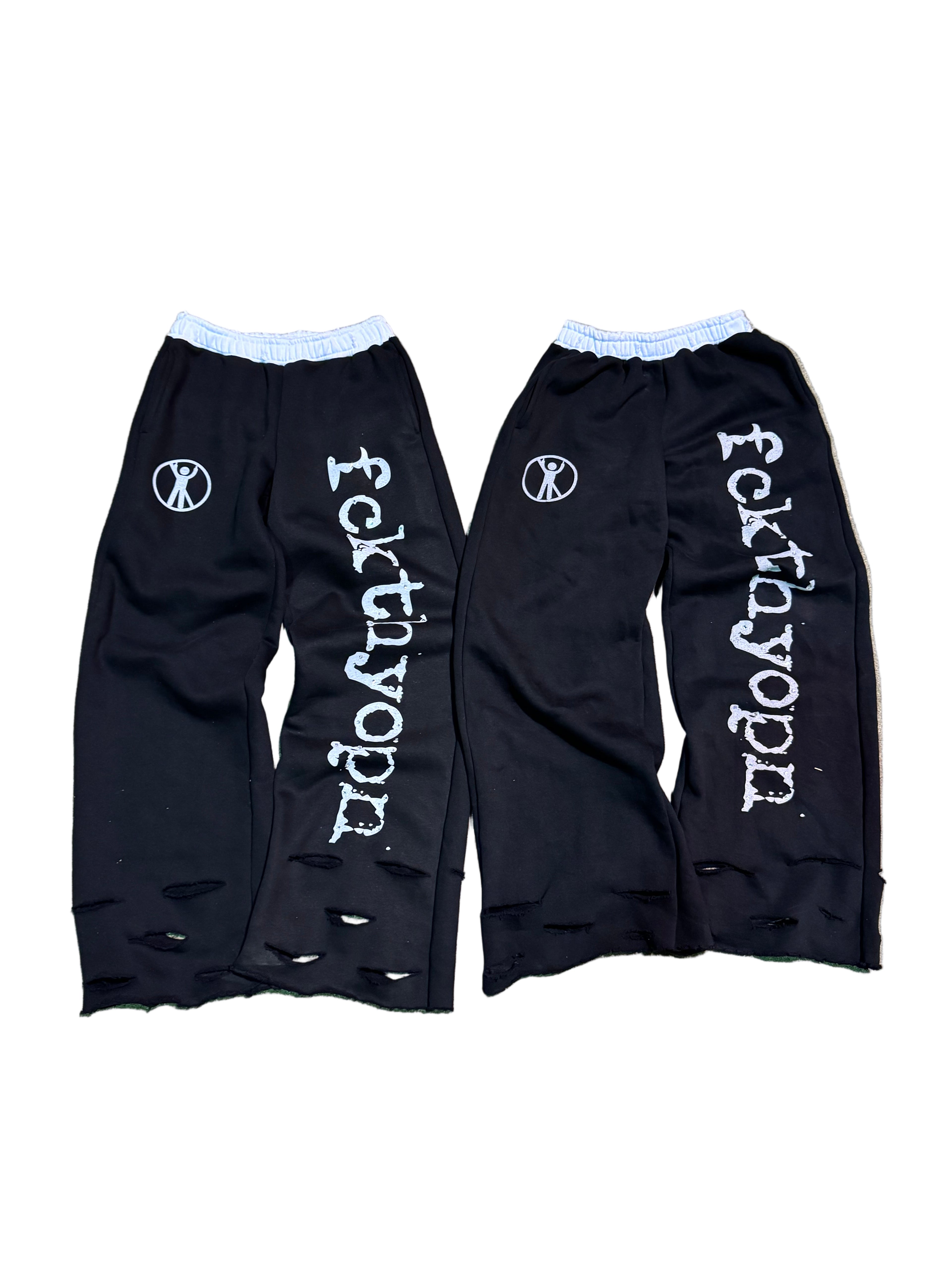“No F*ks Allowed” Heel Drag Sweats (Black)