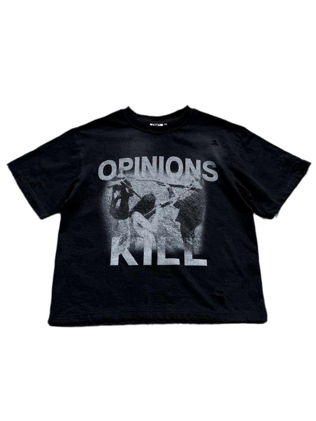 “Opinions Kill” Tee (Black)
