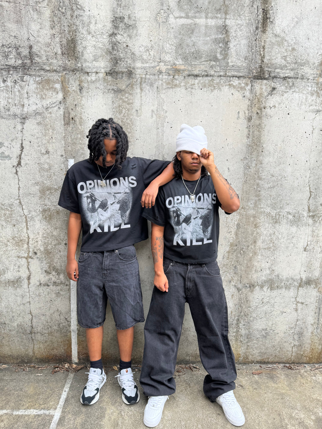 “Opinions Kill” Tee (Black)