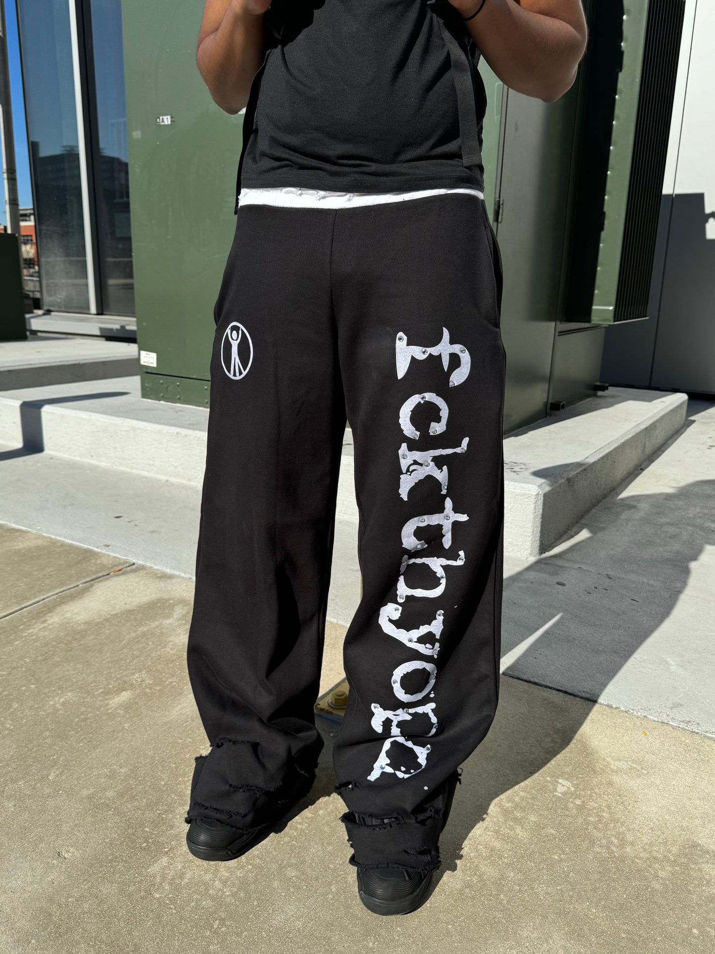 “No F*ks Allowed” Heel Drag Sweats (Black)