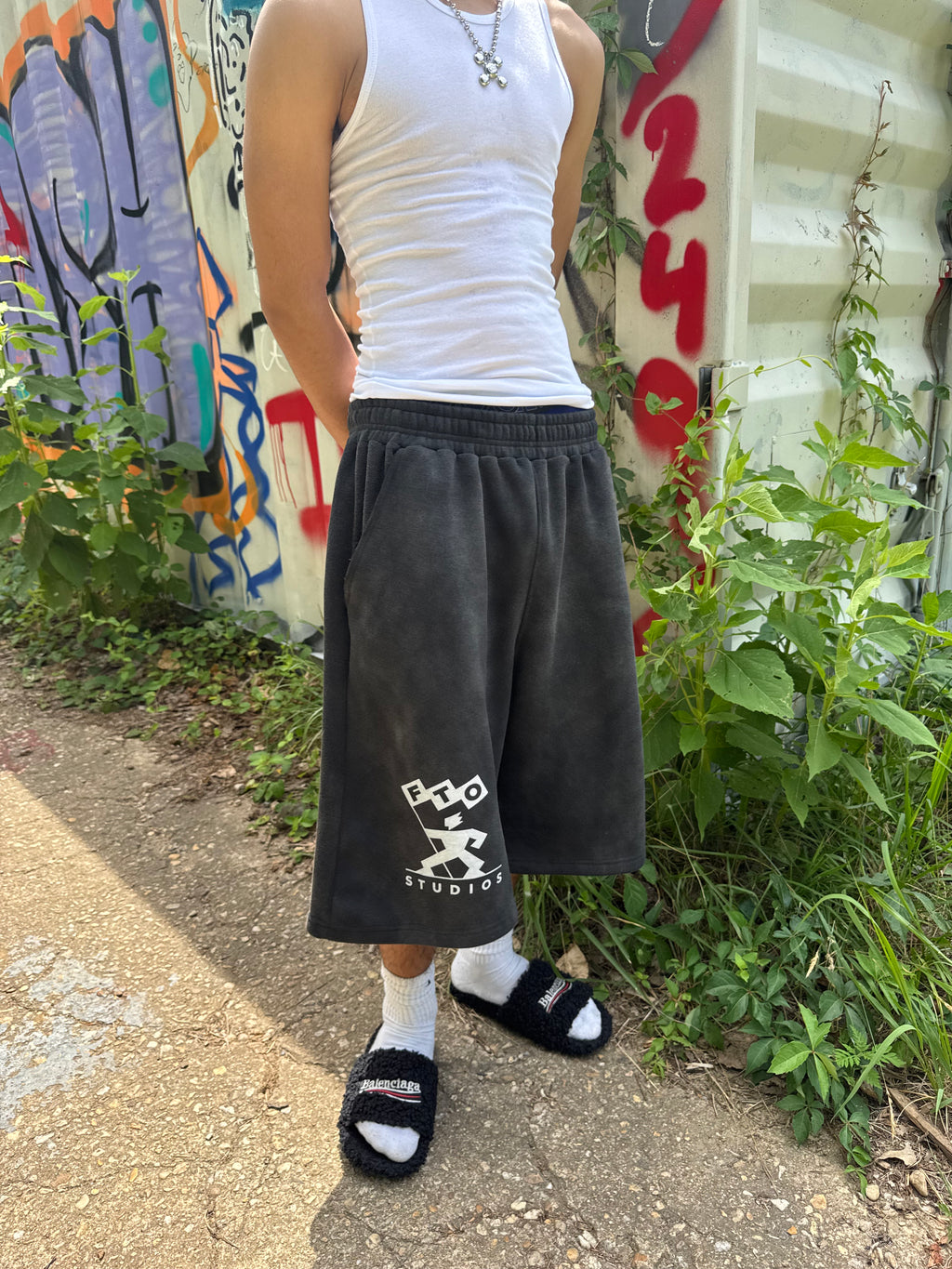 “Winning Flag” Shorts (Black)